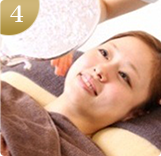 鏡で変化を確認！