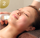 光の照射で肌を活性!