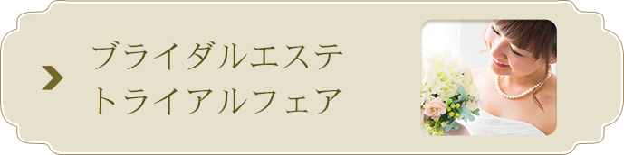 ブライダルエステ トライアルフェア